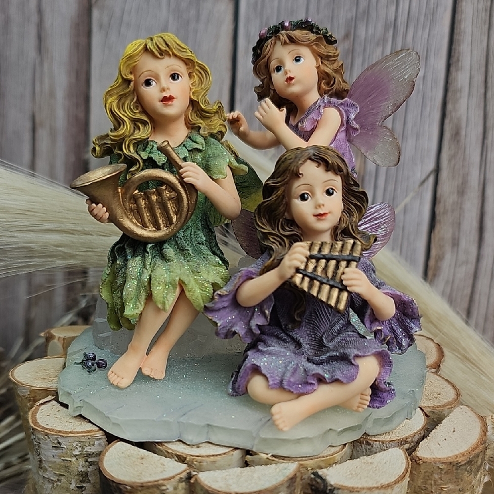 THE WEE FOLKSTONE COLLECTION LIMITED EDITION JILLIAN, PIPER & MELODY SUGARPLUM